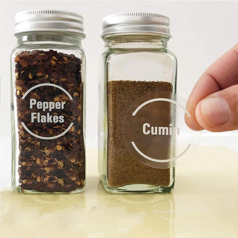 144 Pcs/set Transparent Spice  - Food Storage Label recension och pris