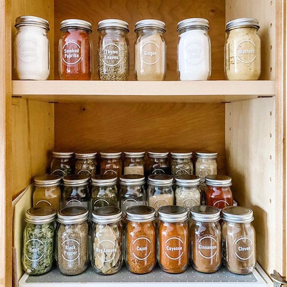 144 Pcs/set Transparent Spice  - Food Storage Label recension och pris