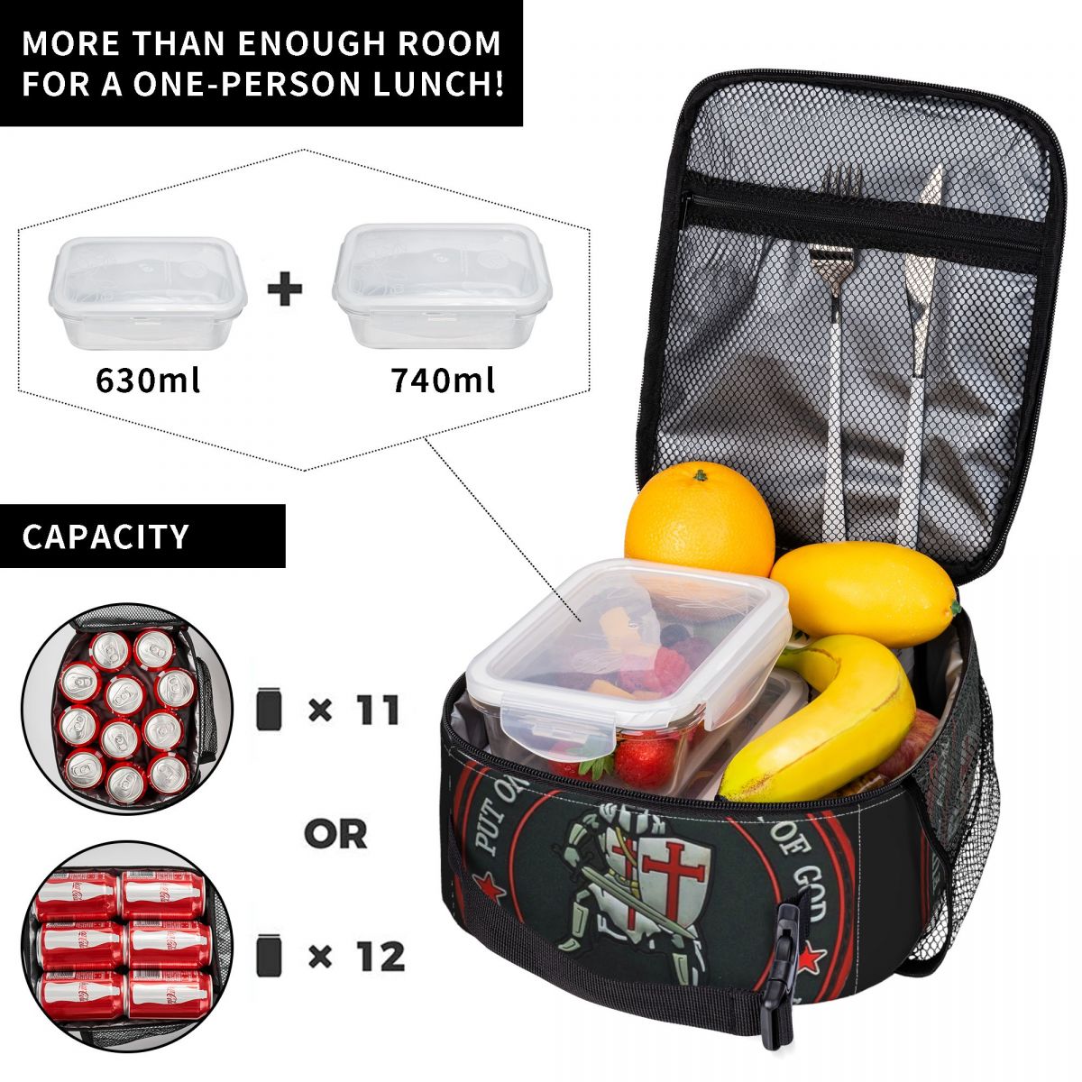 Templar Knight Jerusalem Cross - Food Storage Medieval recension och pris