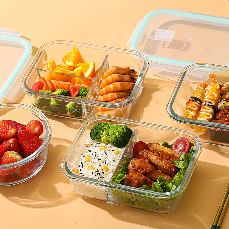 Glass Fresh-Keeping Box high B - Food Storage Glass Containers recension och pris