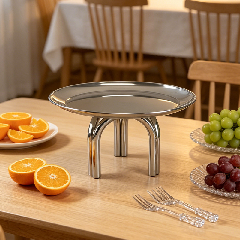 Tripod Stainless Steel Tray, M - Food Storage Rack For Kitchen recension och pris