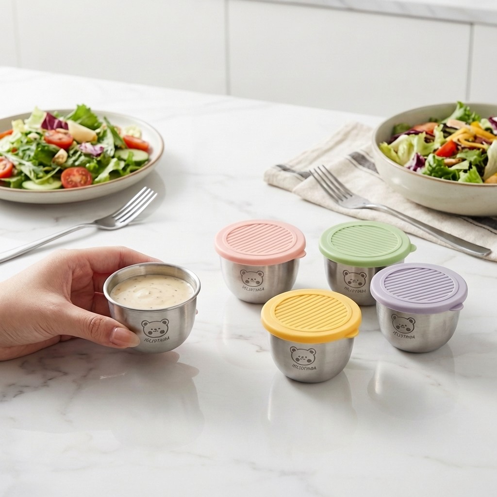1/6 Pcs 70ml  Cute 304 Stainle - Food Storage Made Easy recension och pris