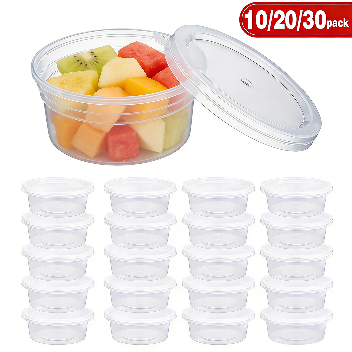10/20/40 Pack Small Slime Cont - Food Storage Warehouse recension och pris