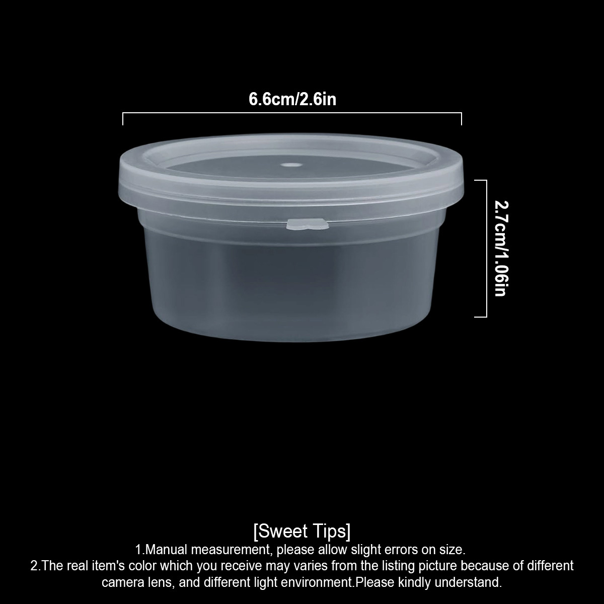 10/20/40 Pack Small Slime Cont - Food Storage Warehouse recension och pris