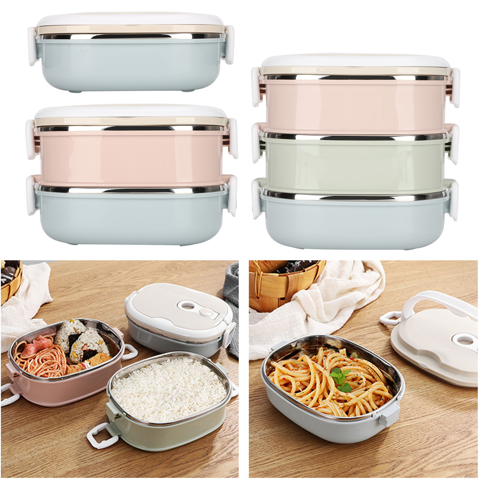 Lunch Box Lunch Box Portable S - Food Storage Utensils recension och pris
