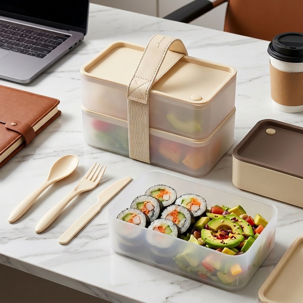 Portable Plastic Food Containe - Food Storage Microwave Safe recension och pris