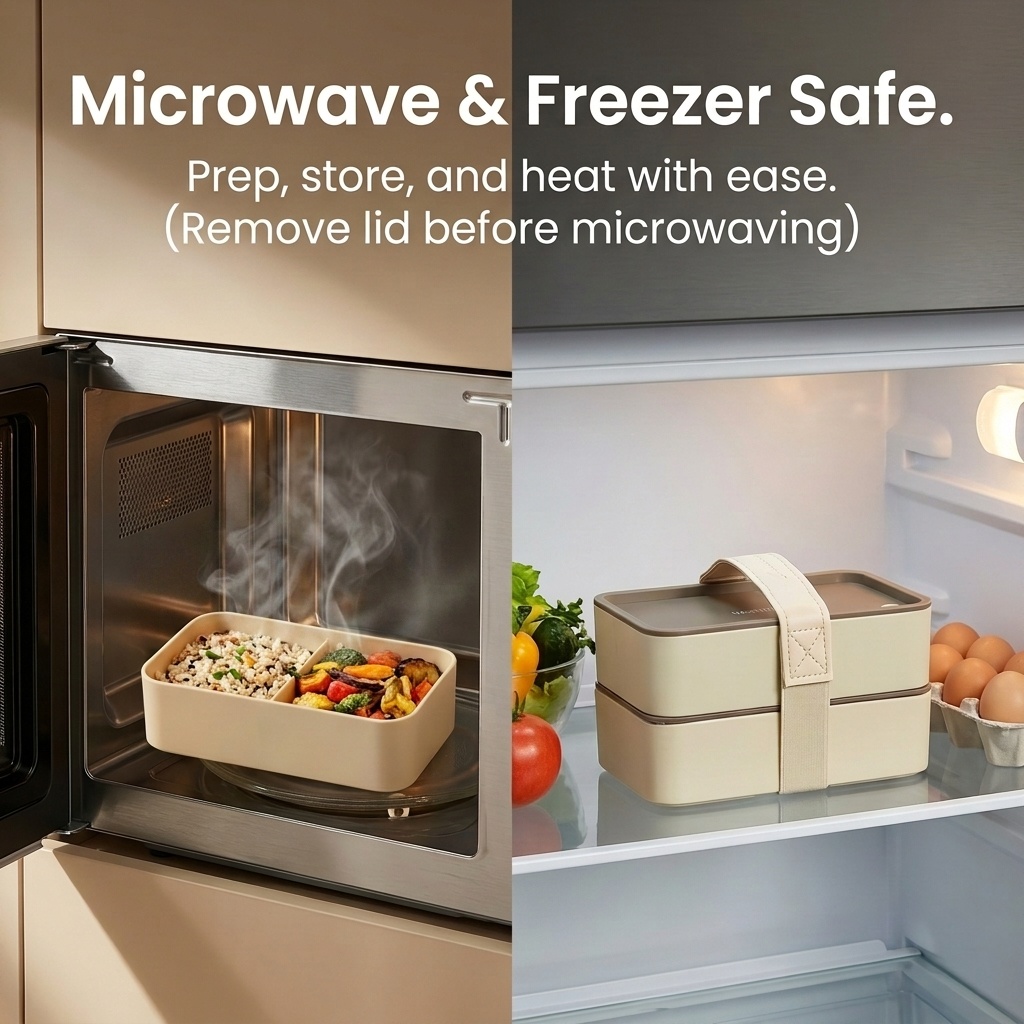 Portable Plastic Food Containe - Food Storage Microwave Safe recension och pris
