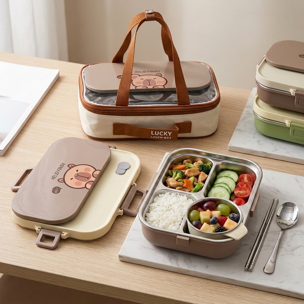 304 Stainless Steel Bento Lunc - Food Storage Made Easy recension och pris