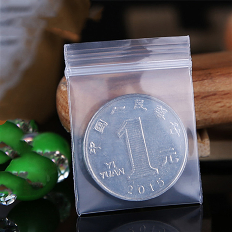 100Pieces Transparent Mini Sma - Food Storage Zipper Bags recension och pris