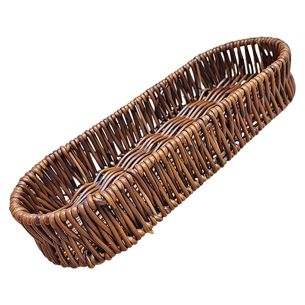 Oval Bread Basket Plastic Imit - Food Storage Table recension och pris