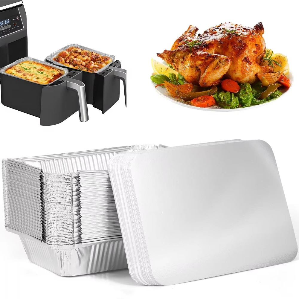 10PCS Disposable Aluminum Foil - Storage Food Tray recension och pris