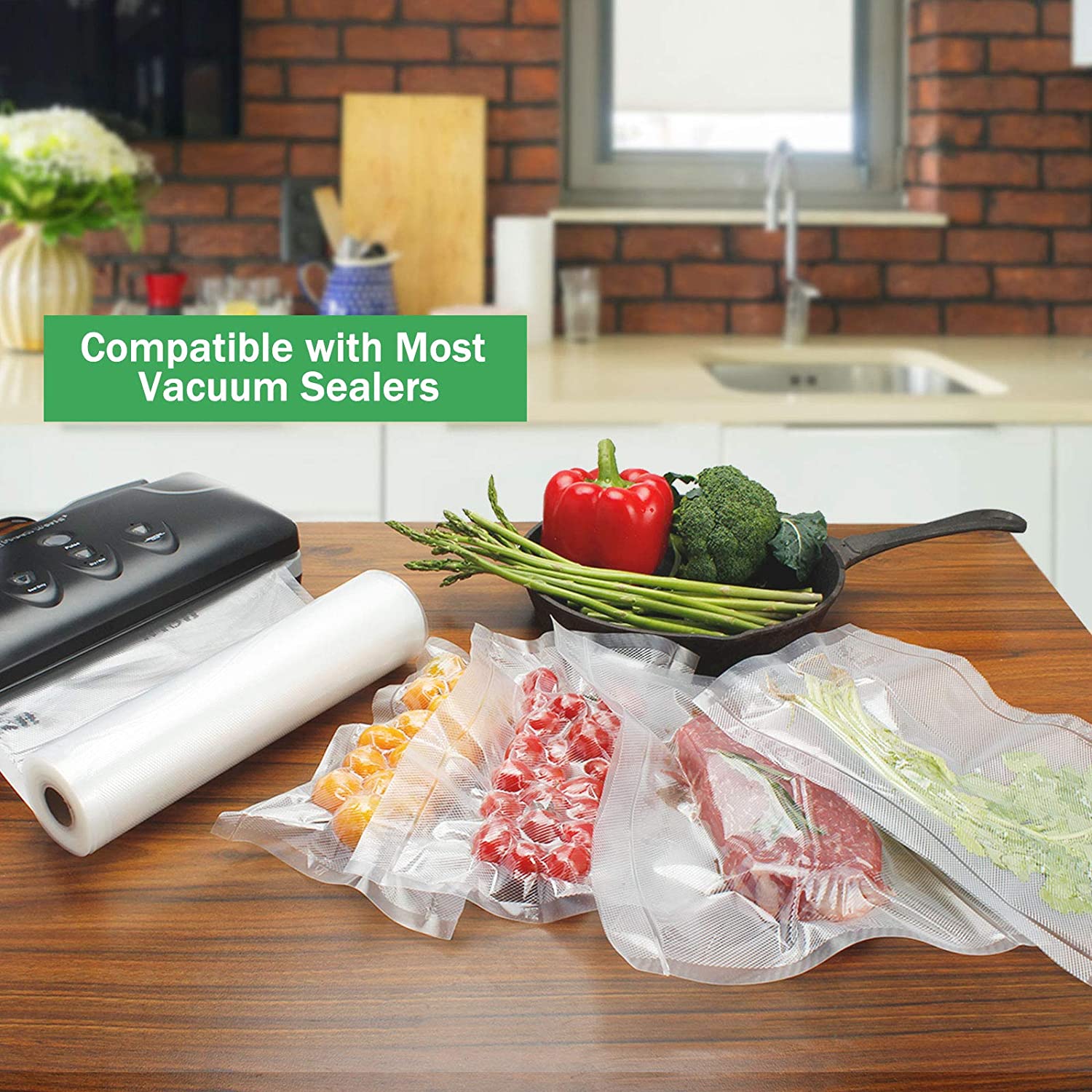 Vacuum bags for food Vacuum Se - Food Storage Vacuum Bags recension och pris