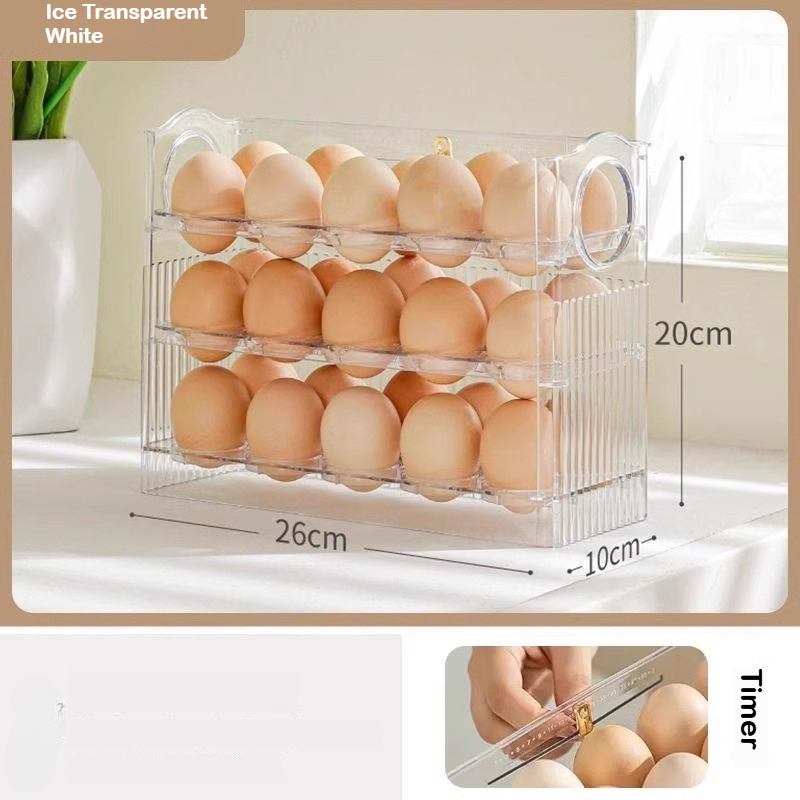 Automatic Rebound Egg Storage  - Food Storage Rack For Kitchen recension och pris