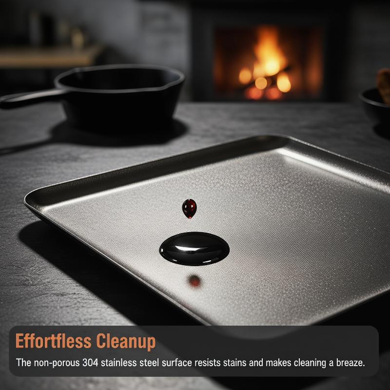 Stainless Steel Square Snack P - Food Storage Table recension och pris