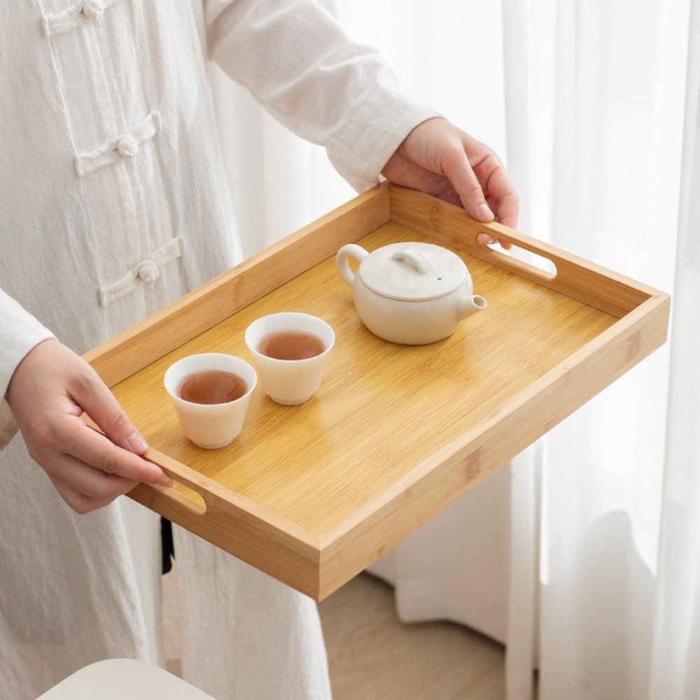 Decorate Tray Rectangular Bamb - Storage Food Tray recension och pris