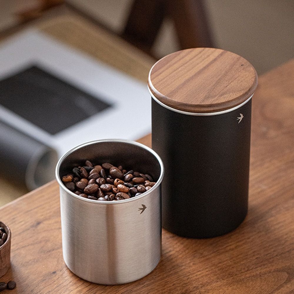 New Stainless Steel Matcha Jar - Food Storage News recension och pris