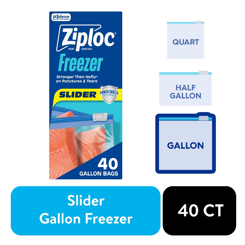 Ziploc Brand Slider Gallon Fre - Food Storage Ziploc recension och pris