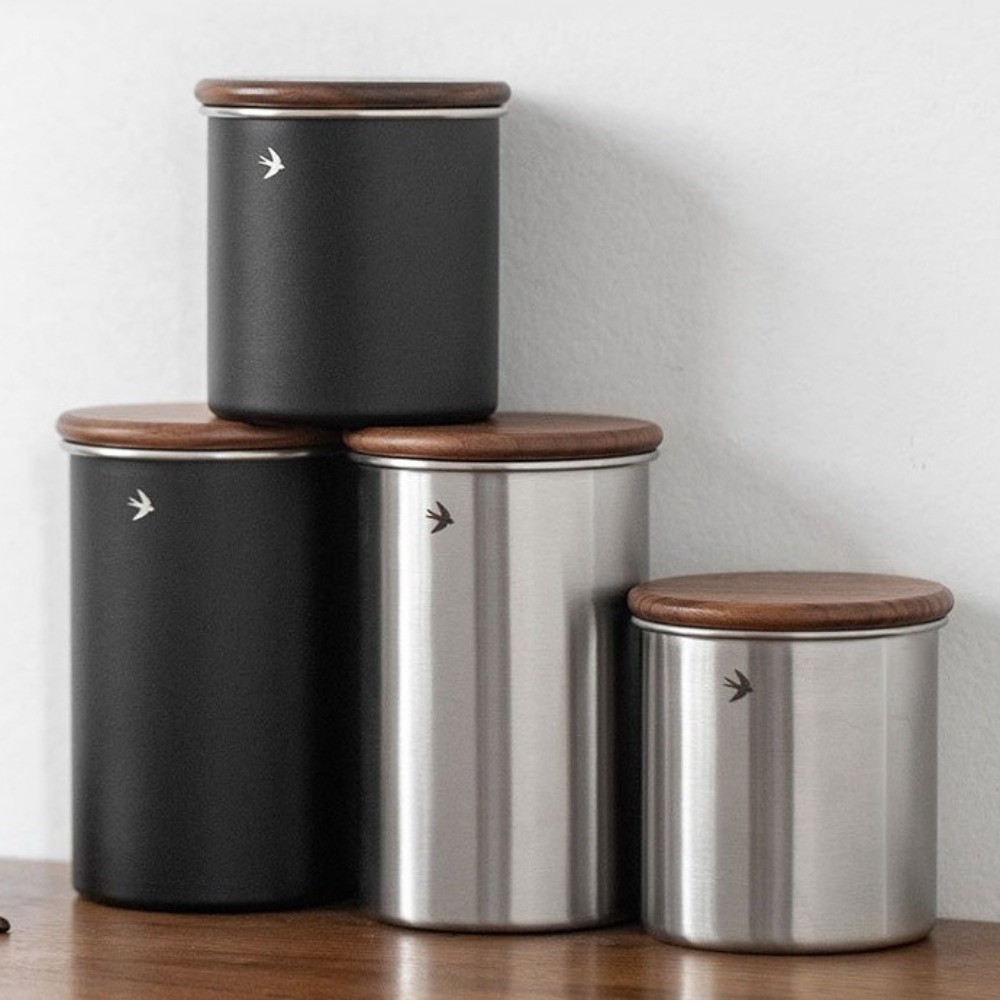 New Stainless Steel Matcha Jar - Food Storage News recension och pris