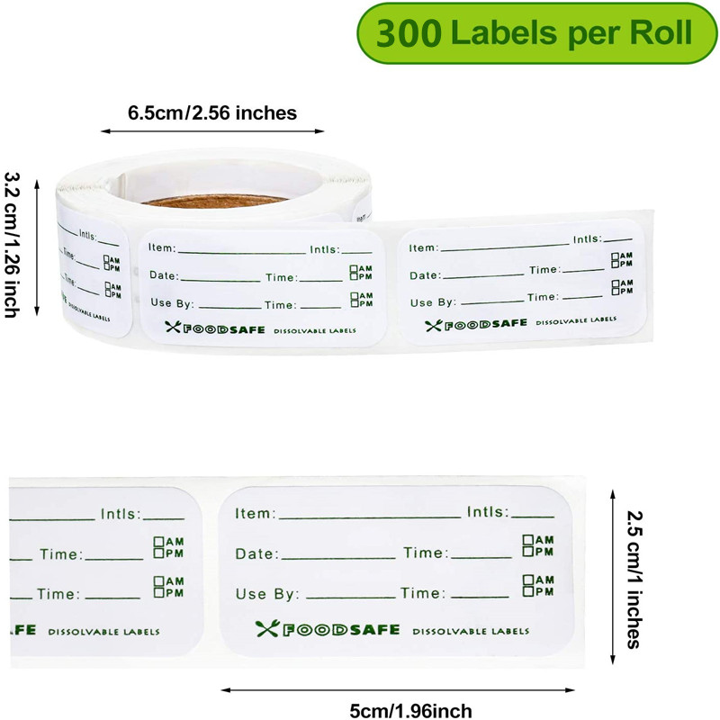 300/pcs Food Storage Labels Ad - Food Storage Label recension och pris