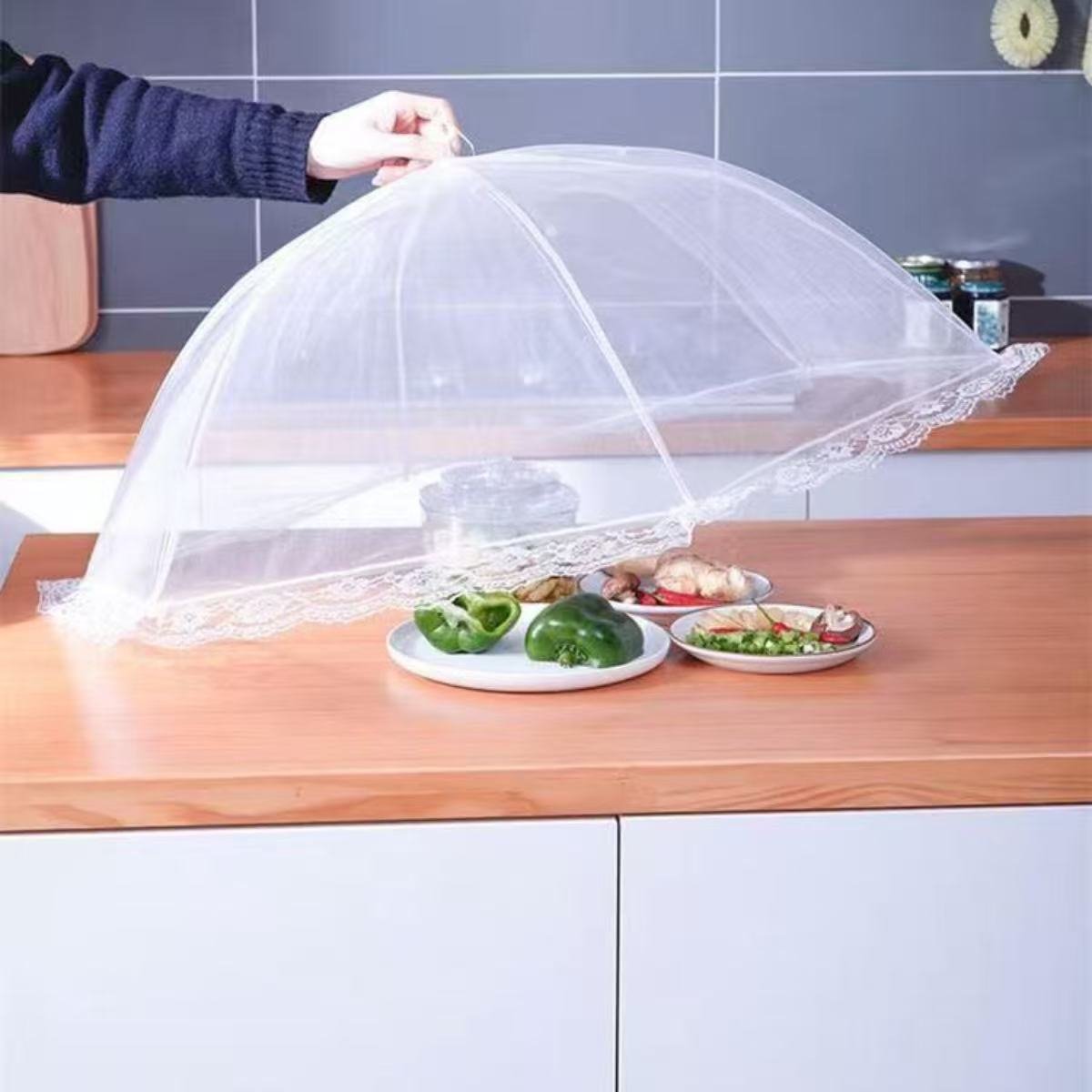 Food Cover Mesh Folding Washab - Food Storage Long Term recension och pris