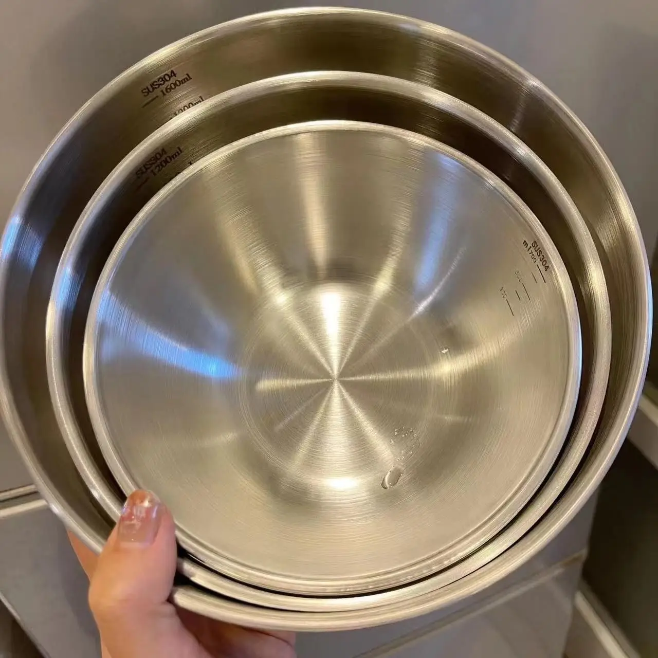 1-3 Stainless Steel Bowl Set w - Food Storage And Preservation recension och pris