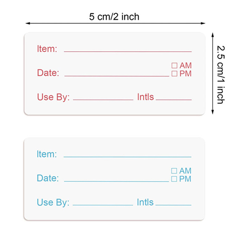 【F】500pcs/roll Kitchen Sticker - Food Storage Label recension och pris