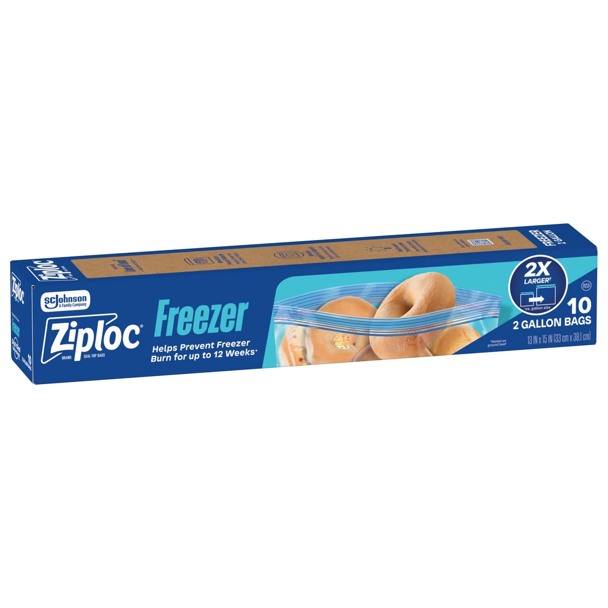 Ziploc Two Gallon Freezer Bags - Food Storage Ziploc recension och pris