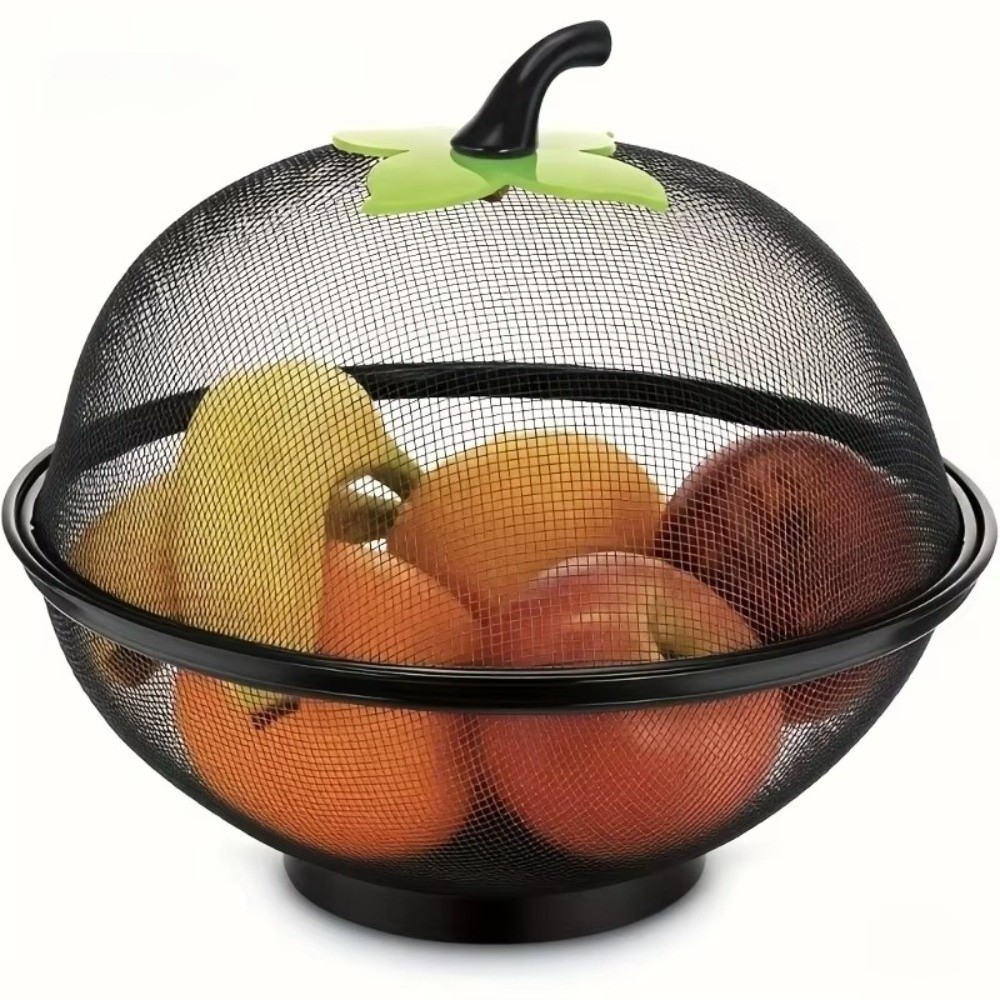 with Mesh Cover Metal Fruit Ba - Food Storage Rack For Kitchen recension och pris