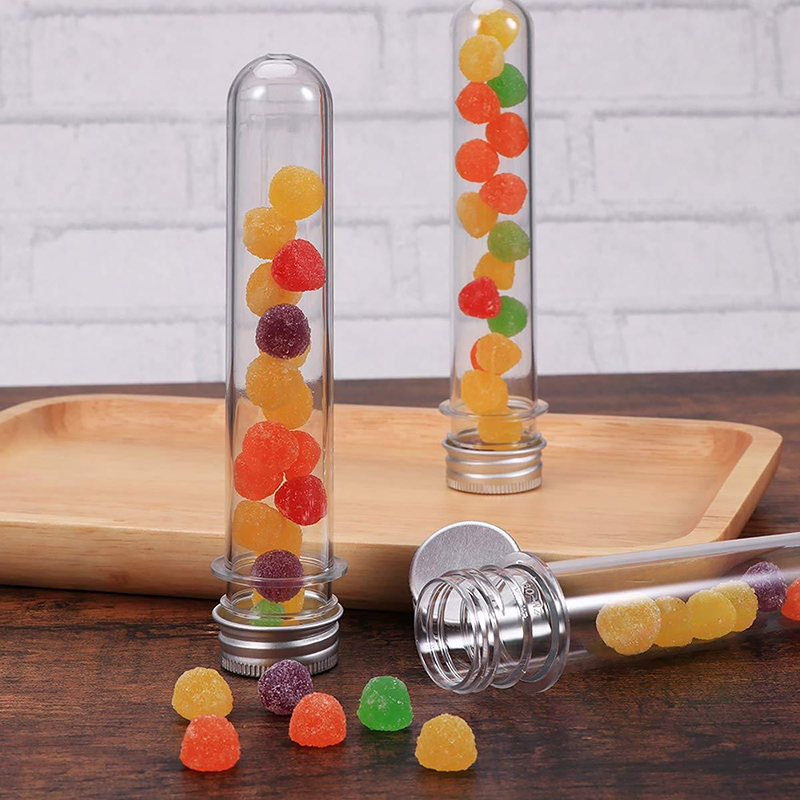 1/5Pcs Plastic Lab Test Tubes  - Food Storage Youtube recension och pris