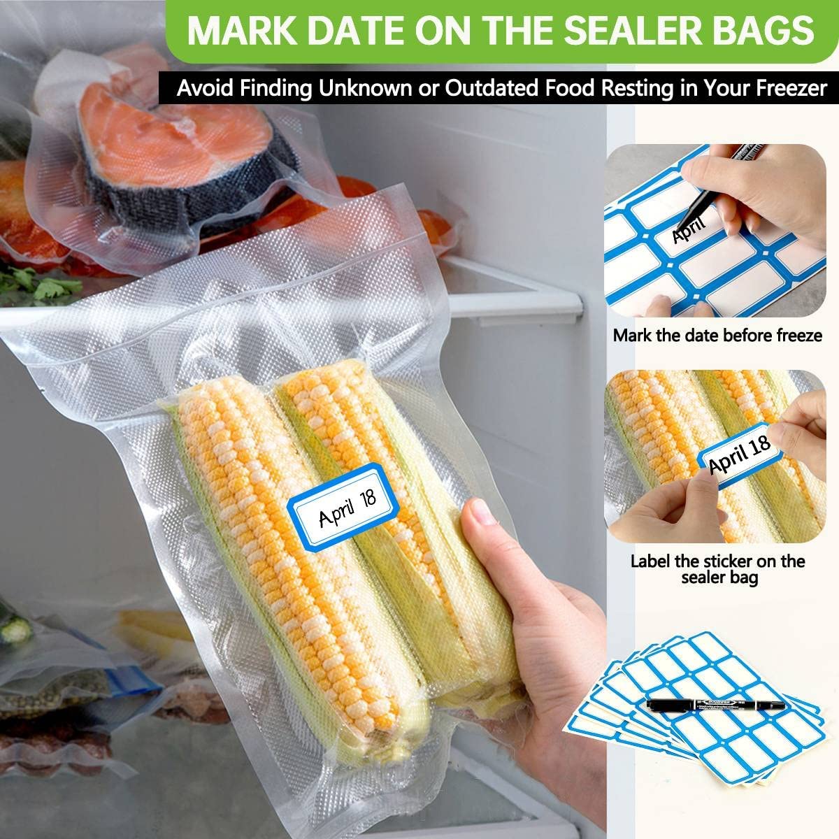 500cm/Rolls Food Vacuum Bags f - Food Storage Vacuum Bags recension och pris