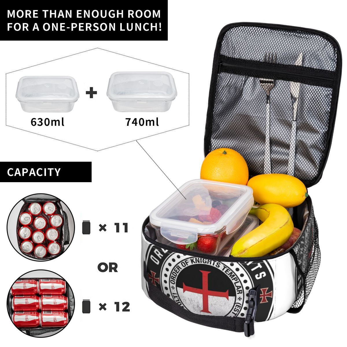 Medieval Warrior Knights Templ - Food Storage Medieval recension och pris