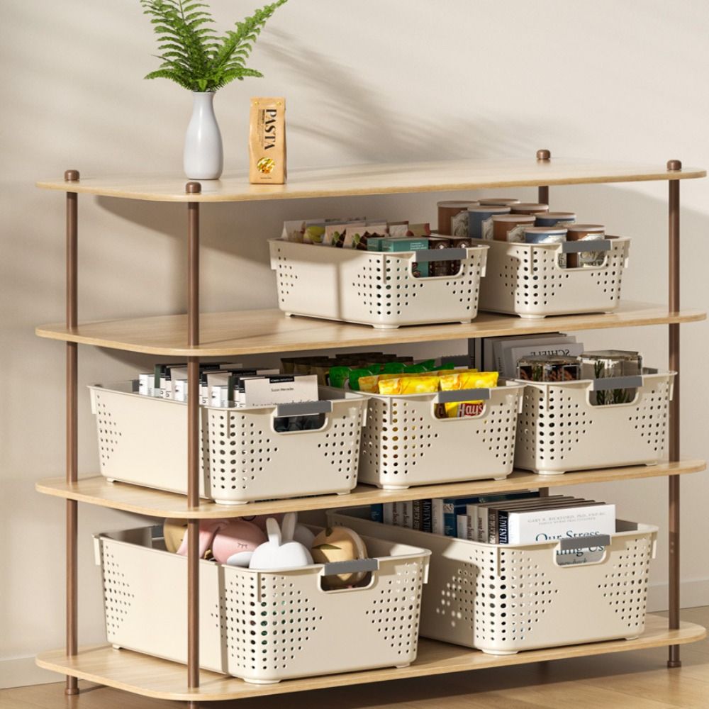 Durable Plastic Storage Basket - Food Storage Without Plastic recension och pris