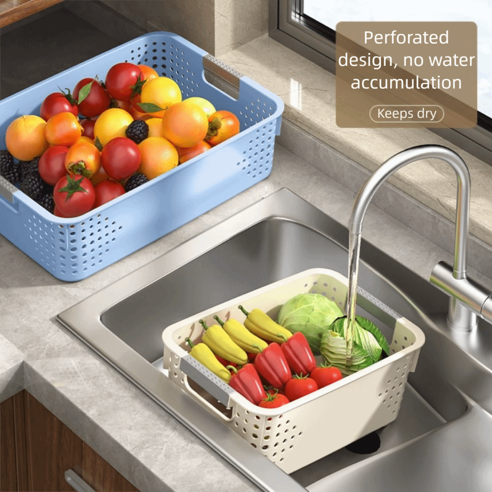 Durable Plastic Storage Basket - Food Storage Without Plastic recension och pris