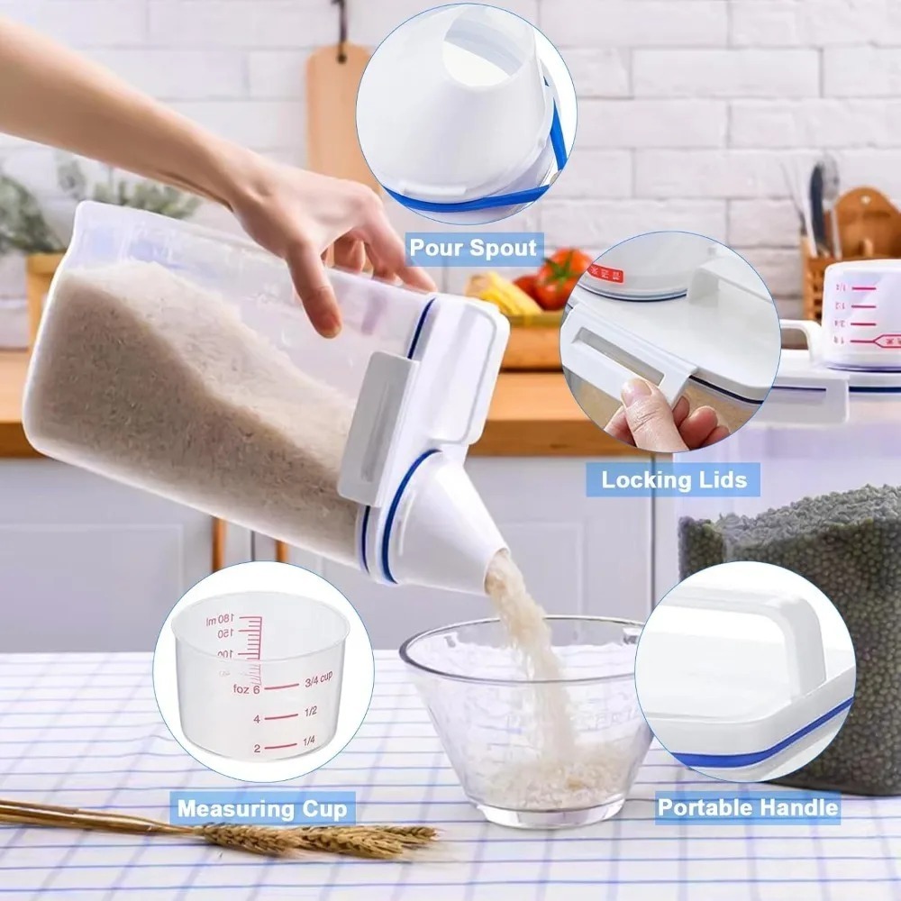 Rice Dry Food Storage Containe - Food Storage And Preservation recension och pris