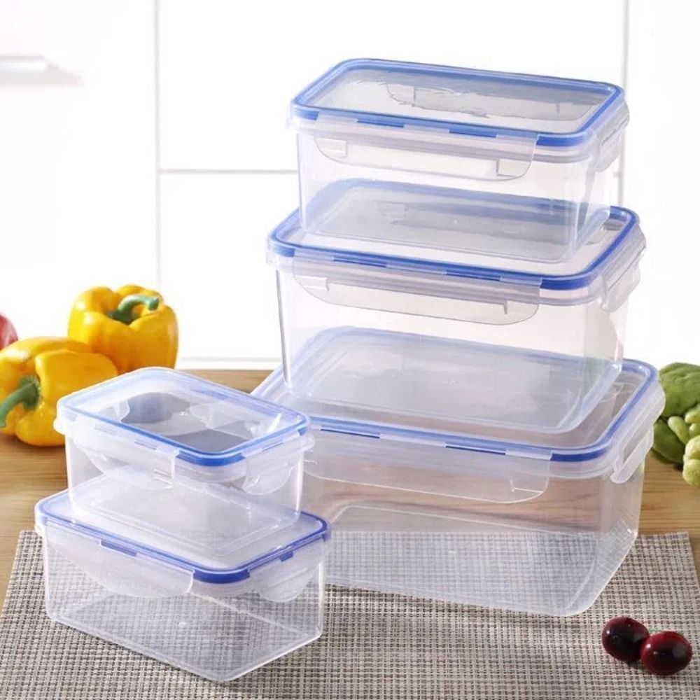 1/4PCS Safe Plastic Refrigerat - Food Storage Microwave Safe recension och pris
