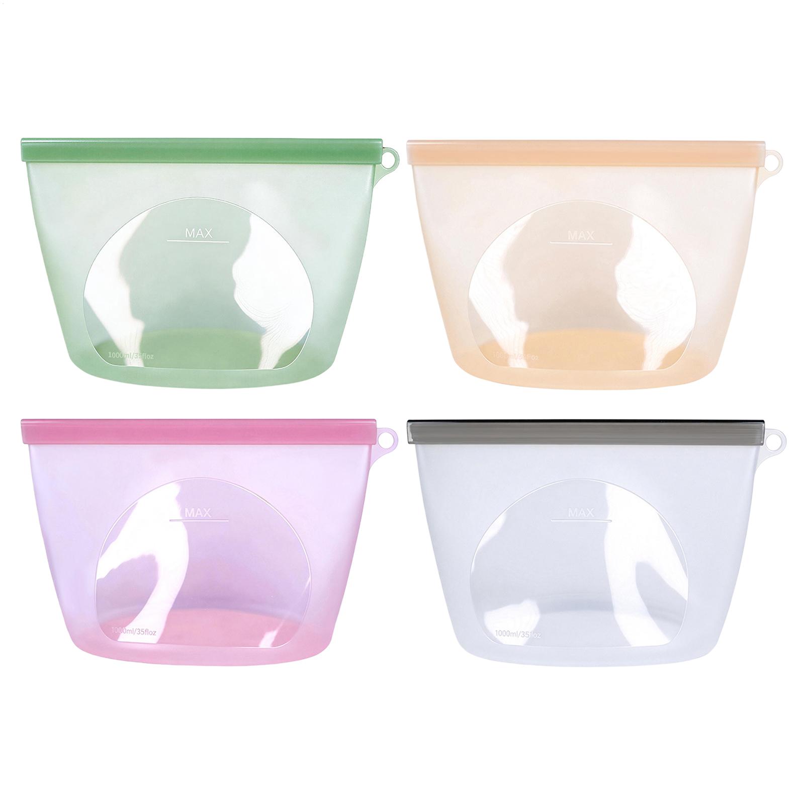 Silicone Food Storage Bags 100 - Food Storage Ziploc recension och pris