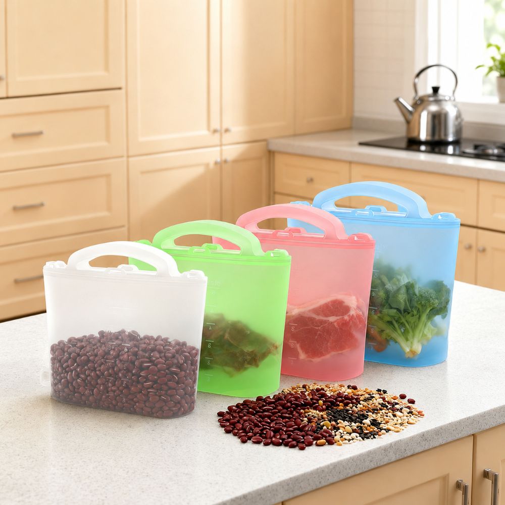 1500ml Food Storage Bags Reusa - Food Storage Ziploc recension och pris