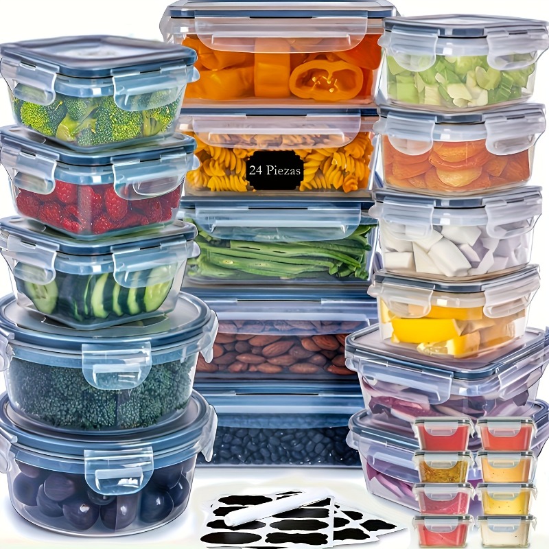 48PCS BPA-Free Food Storage Se - Food Storage Label recension och pris