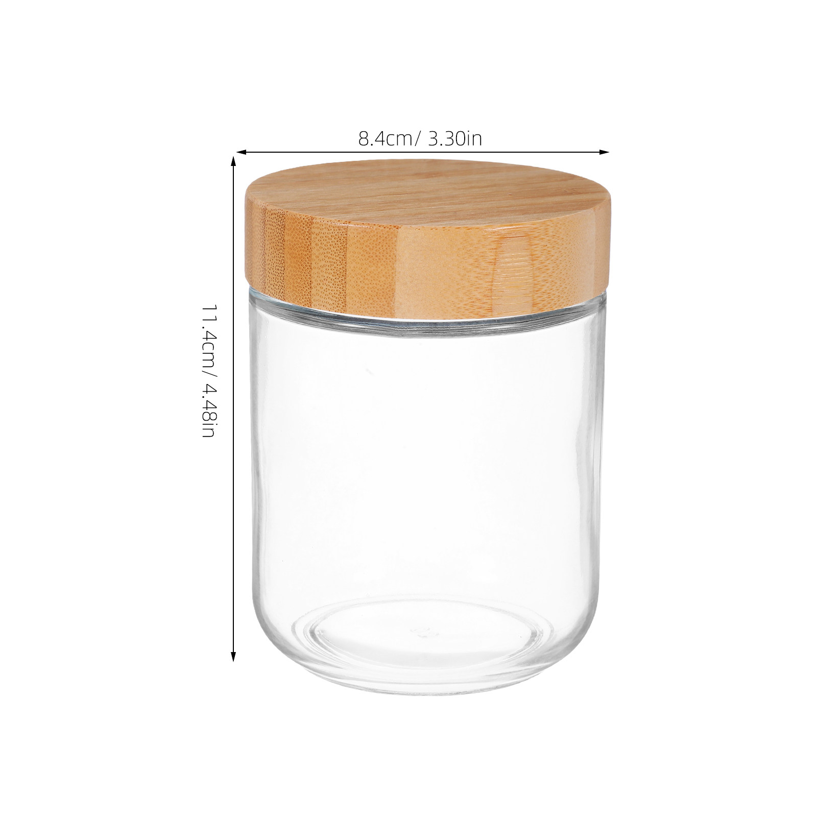 4Pcs Glass Kitchen Storage Jar - Food Storage Glass Containers recension och pris