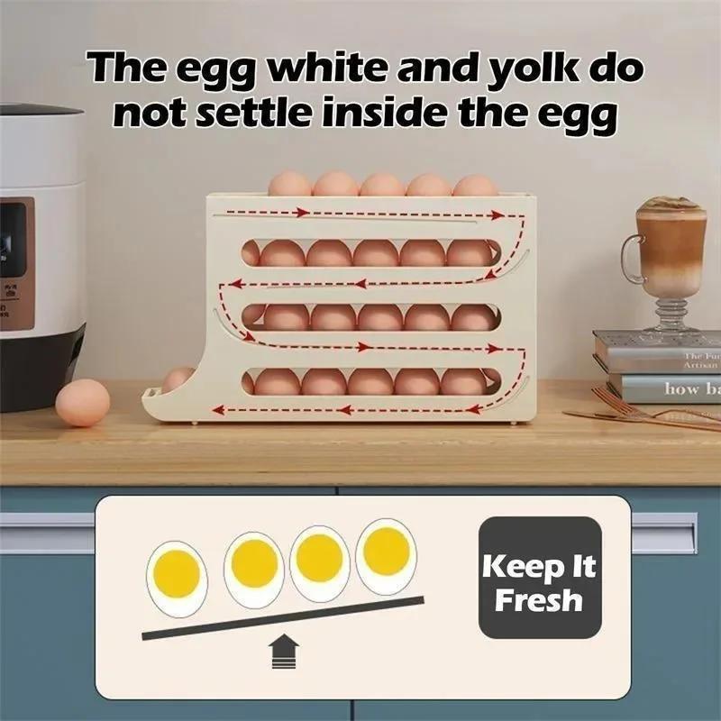 Refrigerator Eggs Storage Box  - Food Storage Cabinet For Kitchen recension och pris