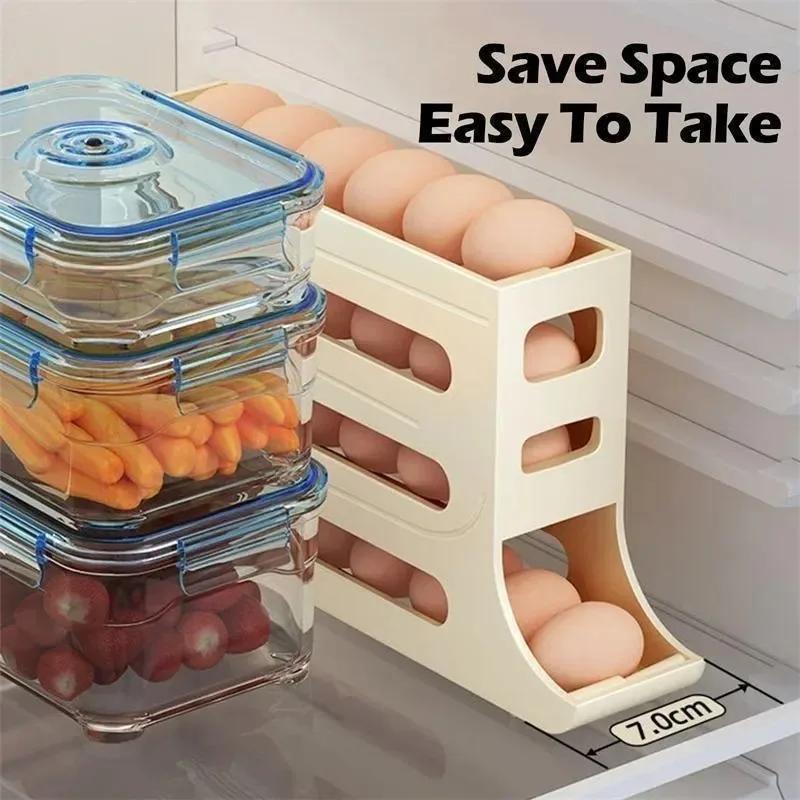 Refrigerator Eggs Storage Box  - Food Storage Cabinet For Kitchen recension och pris