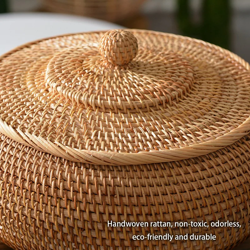 Handwoven Rattan Storage Box W - Food Storage Made Easy recension och pris