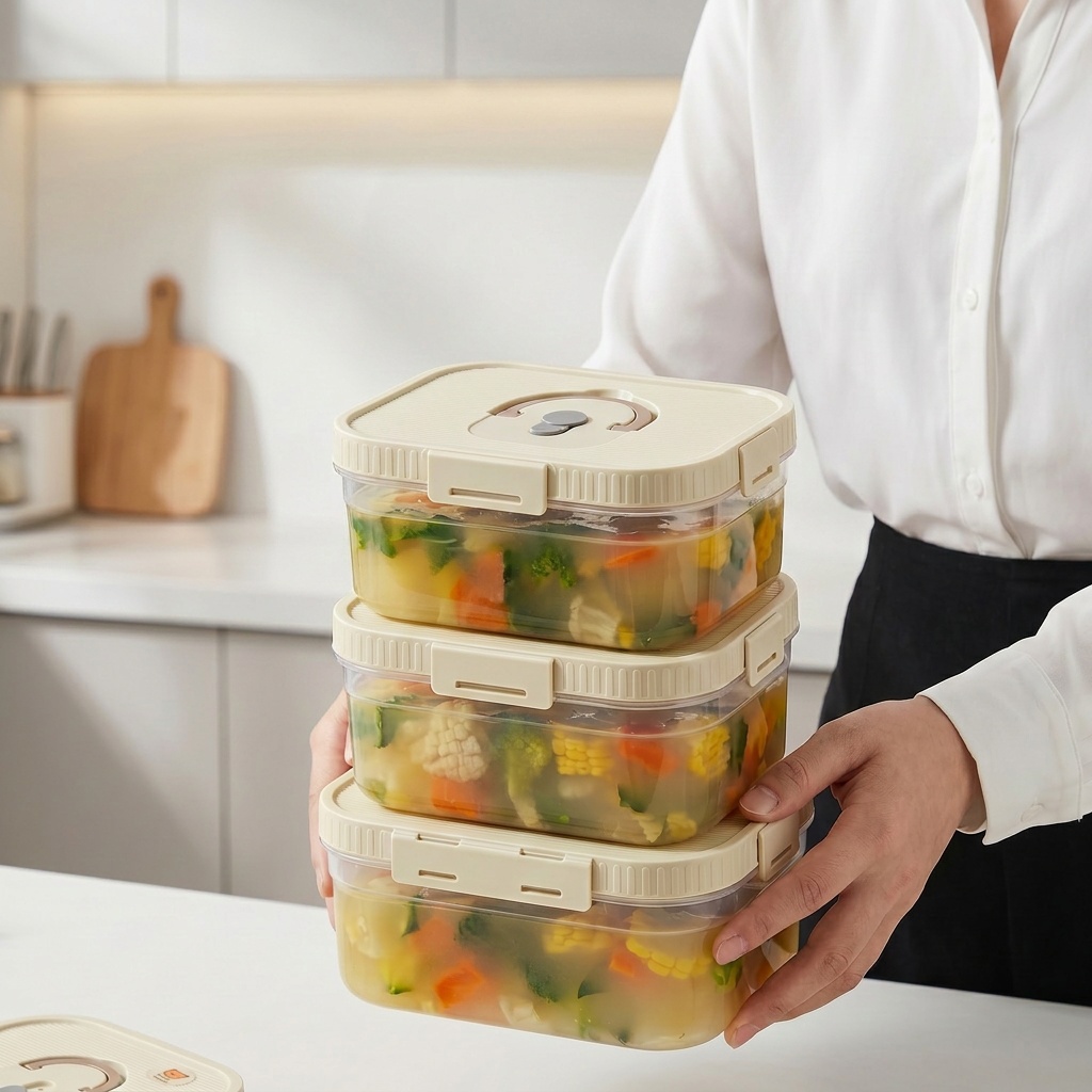 Clear Plastic Food Storage Box - Food Storage Microwave Safe recension och pris