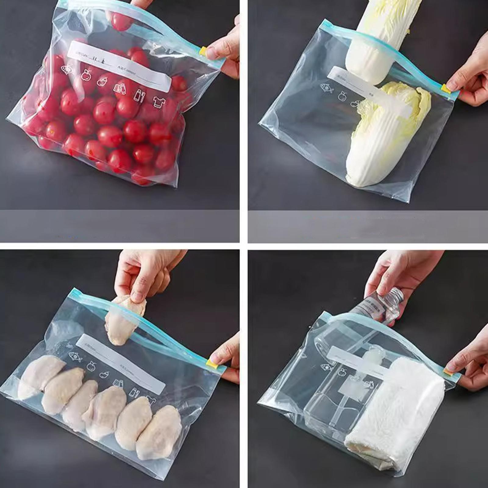 Food Storage Bags 15Pcs Food G - Food Storage Zipper Bags recension och pris